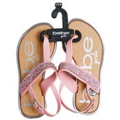 Wholesale - BEBE BLUSH GIRLS PCU SANDAL W/RHINESTONE AND WELT DETAIL, UPC: 194587572842